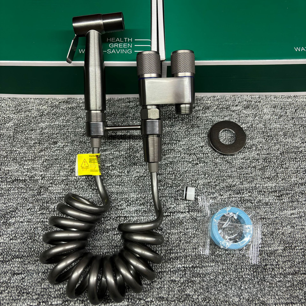 NexaLife™ Handheld Bidet Sprayer – Stainless-Steel Bathroom Jet Spray for Toilet Cleaning, Personal Hygiene & Pet Washing