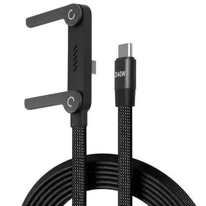 240W 6A Braided Fast Charging Cable (USB-C PD)