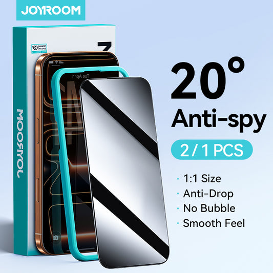 Joyroom 20° Privacy Screen Protector for iPhone (Anti-Spy Tempered Glass)