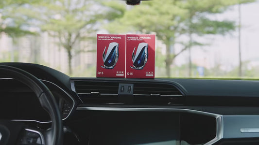 Magnetic Wireless Car Charger Mount – Auto Clamp Phone Holder (15W)